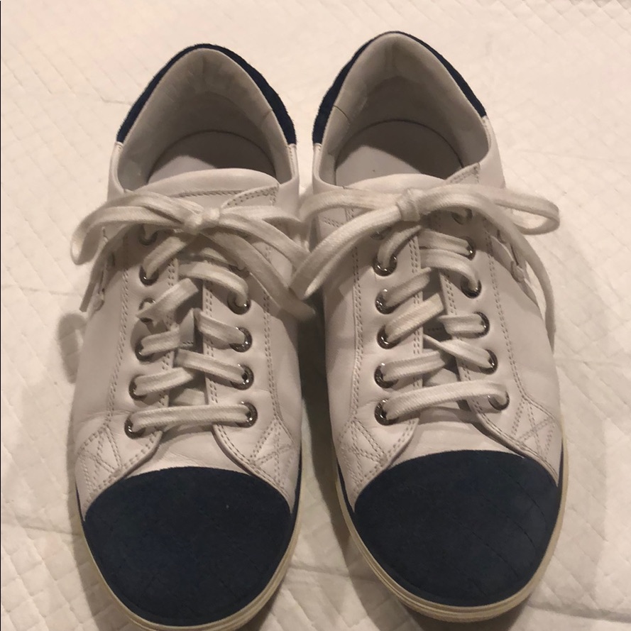 Chanel White Sneakers Size 36